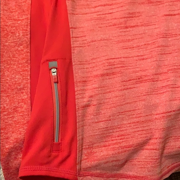 Athleta XS space dye orange 1/4 zip - Picture 4 of 4